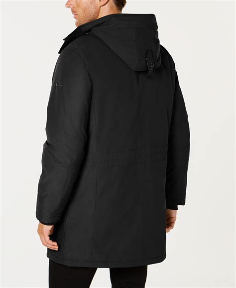 michael kors men's modern fit hooded all weather anorak raincoat|All Weather Coats .